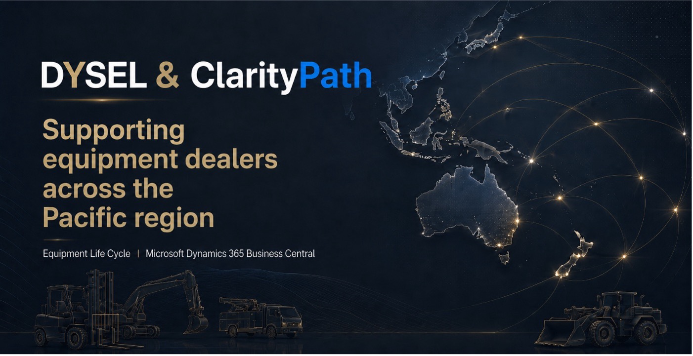 Featured: Dysel and Clarity Path partner to support equipment dealers across the Pacific region - Expert business coaching advice for Australian SMEs